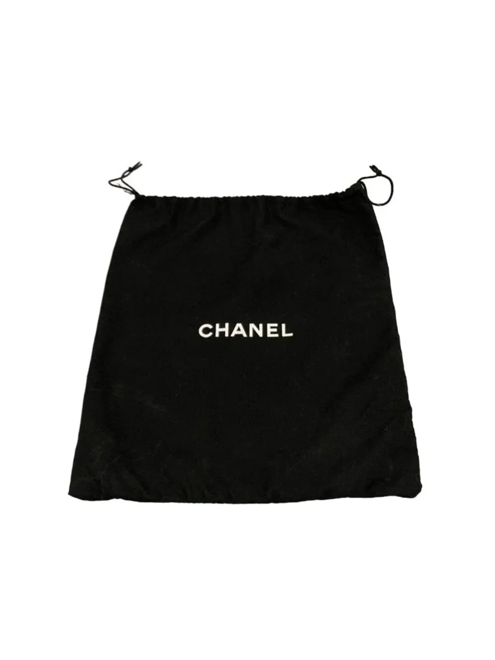 Chanel Handbag Black Silver Chain Handle Lambskin